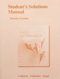 Student's Solutions Manual for Finite Mathematics & Its Applications