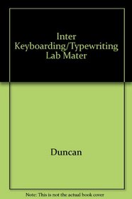 Inter Keyboarding/Typewriting, Lab Mater