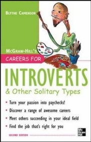 Careers for Introverts  Other Solitary Types, Second ed. ( Careers for You Series)