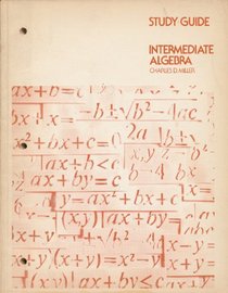 Study Guide, Intermediate Algebra