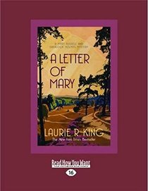 A Letter of Mary (Mary Russell and Sherlock Holmes, Bk 3) (Large Print)