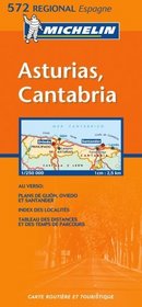 Asturias, Cantabria (Regional Map)