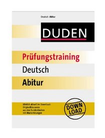 Duden Prfungstraining Deutsch Abitur