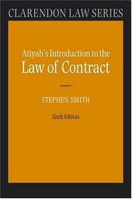 Atiyah's Introduction to the Law of Contract (Clarendon Law Series)