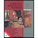Liberty, Equality, Power : A History of the American People, Volume II: Since 1863 (with InfoTrac and American Journey Online) (History of the American People)