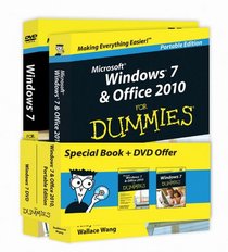 Windows 7 & Office 2010 For Dummies - Portable Edition + Windows 7 For Dummies DVD - Book + DVD Bundle