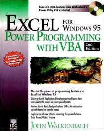 Excel For Windows 95 Power Programming with VBA