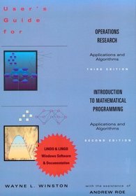 User's Guide to Operations Research / Introduction to Mathematical Programming