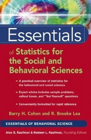 Essentials of Statistics for the Social and Behavioral Sciences (Essentials of Behavioral  Science)