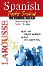 Larousse Pocket Student Dictionary: Spanish-English / English-Spanish (Spanish and English Edition)