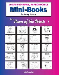 Mini-Books For Poem Of The Week 1: 20 Easy-To-Make Reproducible Mini-Books