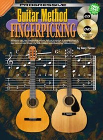 GUITAR METHOD FINGERPICKING BOOK/CD/BONUS DVD (Progressive Guitar Method)