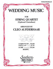 Wedding Music: Cello Part