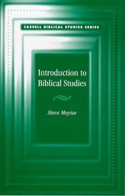Introduction to Biblical Studies (Cassell Religious Studies)