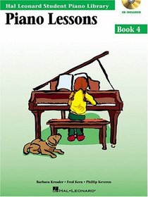 Piano Lessons Book 4 - Book/CD Pack : Hal Leonard Student Piano Library