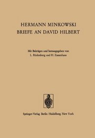 Hermann Minkowski. Briefe an David Hilbert (German Edition)