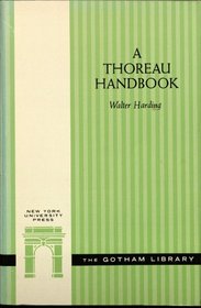 A Thoreau Handbook (The Gotham Library)