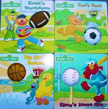Sesame Street Board Books-Set of Four-Sports Squeakers (Sports Squeakers)
