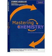MasteringChemistry with Pearson eText Student Access Code Card for General Chemistry: Principles and Modern Applications (10th Edition)