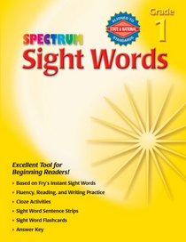 Spectrum Sight Words, Grade 1