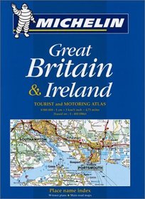 Michelin Great Britain and Ireland Tourist and Motoring Atlas No. 1122 (Michelin Maps & Atlases)