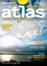 2009 North American Large Print Road Atlas