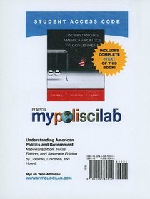 MyPoliSciLab with Pearson eText Student Access Code Card for Understanding American Government (standalone) (Mypoliscilab (Access Codes))