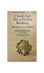 Check list for a perfect wedding (A Dolphin handbook, C341)