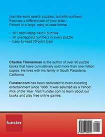 Funster 101 Large-Print Number Search Puzzles, Volume 1: Hours of brain-boosting entertainment for adults and kids
