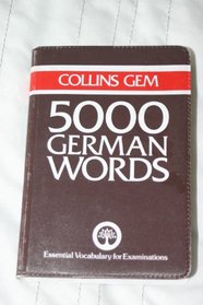 5000 German Words (Collins Gems)
