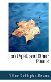Lord Vyet, and Other Poems