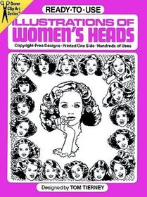 Ready-to-Use Illustrations of Women's Heads (Dover Clip-Art Series)