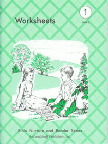 Bible Nurture and Reader Series Worksheets Grade 1 Unit 5