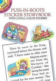 Make Your Own Puss-in-Boots Sticker Storybook (Dover Little Activity Books)