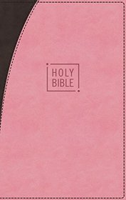 NIV, Premium Gift Bible, Leathersoft, Pink/Brown, Red Letter Edition, Comfort Print: The Perfect Bible for Any Gift-Giving Occasion
