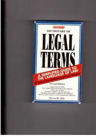 Dictionary of Legal Terms: A Simplified Guide to the Language of Law