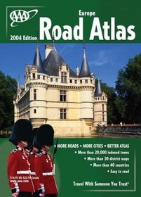 AAA Europe Road Atlas (2004 Edition)