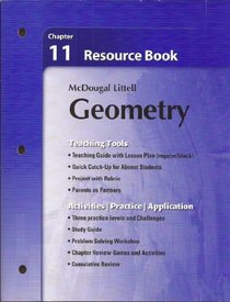 McDougal Littell Geometry Chapter 11 Resource Book
