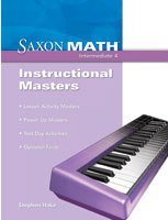 Saxon Math Intermediate 4: Instructional Masters