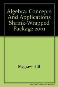 Algebra: Concepts and Applications Shrink-Wrapped Package 2001