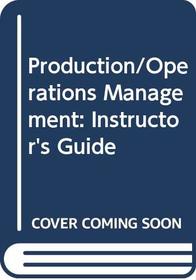 Production/ Operations Management