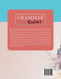 Grammar Rules: Rules and Exercises for Advanced ESL Students