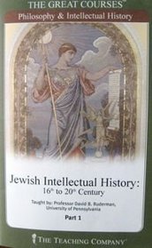 Jewish Intellectual History: 16th to 20th Century CDs - The Teaching Company (The Great Courses)