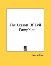 The Lesson Of Evil - Pamphlet