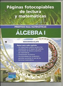 Prentice Hall Matematicas Algebra 1 Paginas Fotocopiables De Lectura y Matematicas