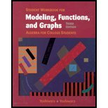 Student Workbook to accompany Modeling, Functions, Graphs: Algebra for College Students