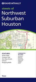 Rand McNally Northwest Suburban Houston Texas: City Map