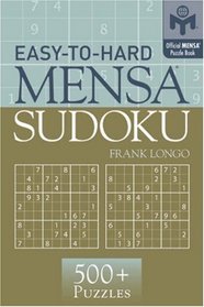Easy-to-Hard Mensa Sudoku