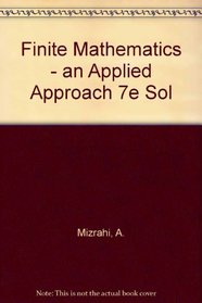 Finite Mathematics - an Applied Approach 7e Sol