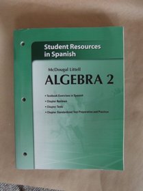 McDougal Littell Algebra 2 Student Resources in Spanish